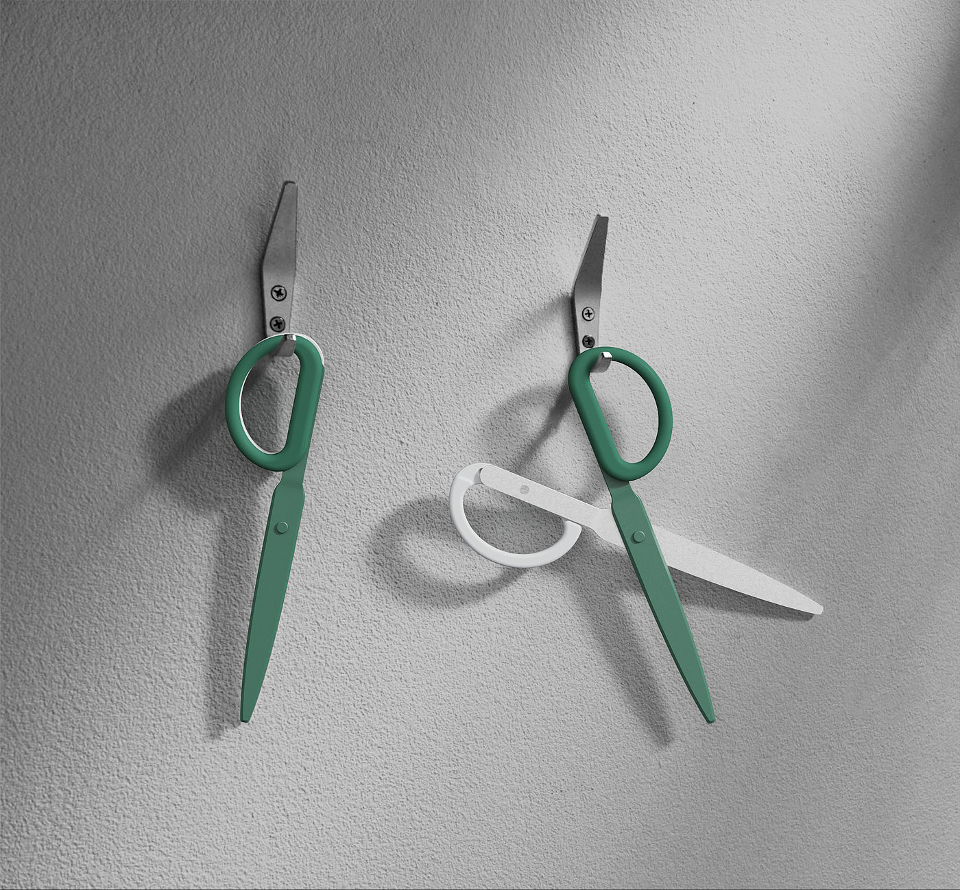 scissors，Left and right hands，Lefty，Ren Peng，original，Stationery design，Inclusion，
