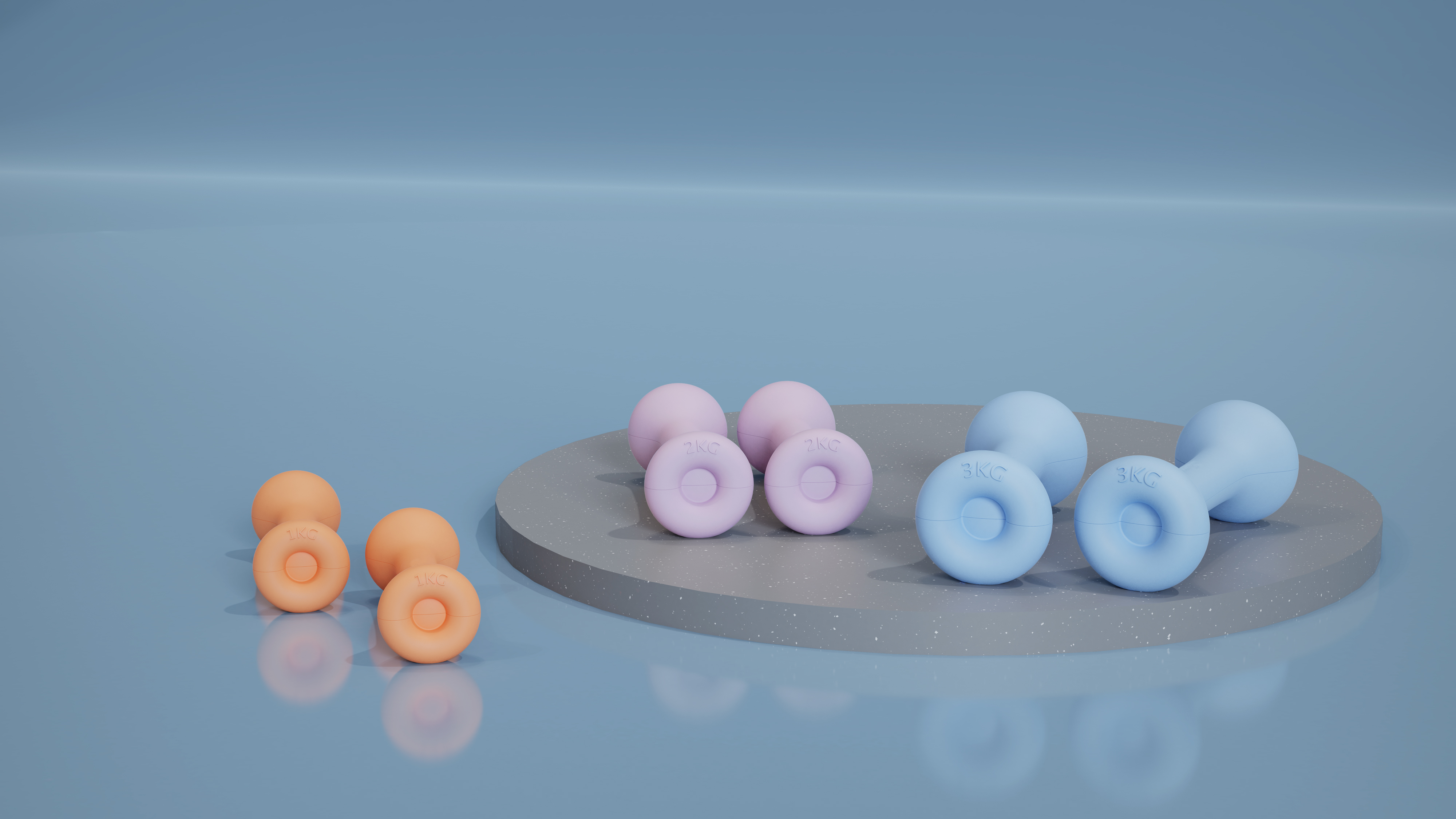 dumbbell，Lady dumbbell，Bodybuilding，