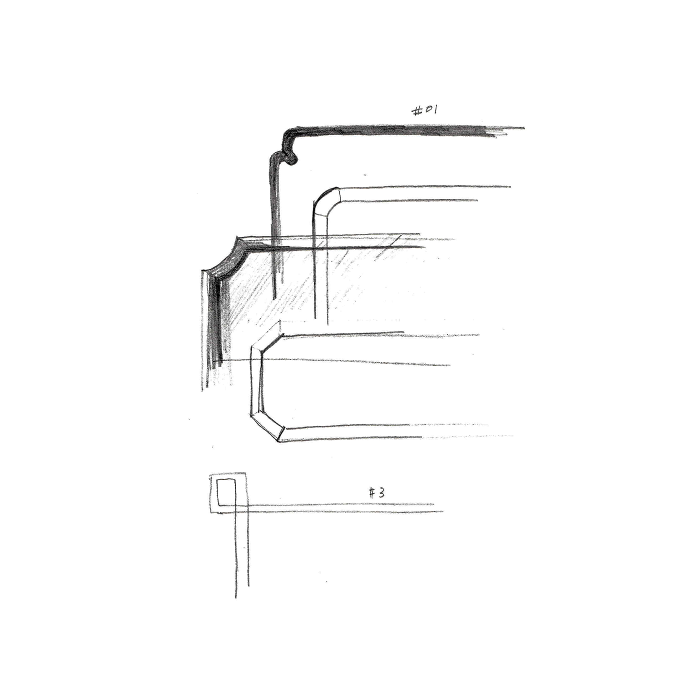 FRAME - Door Handle，门把手，