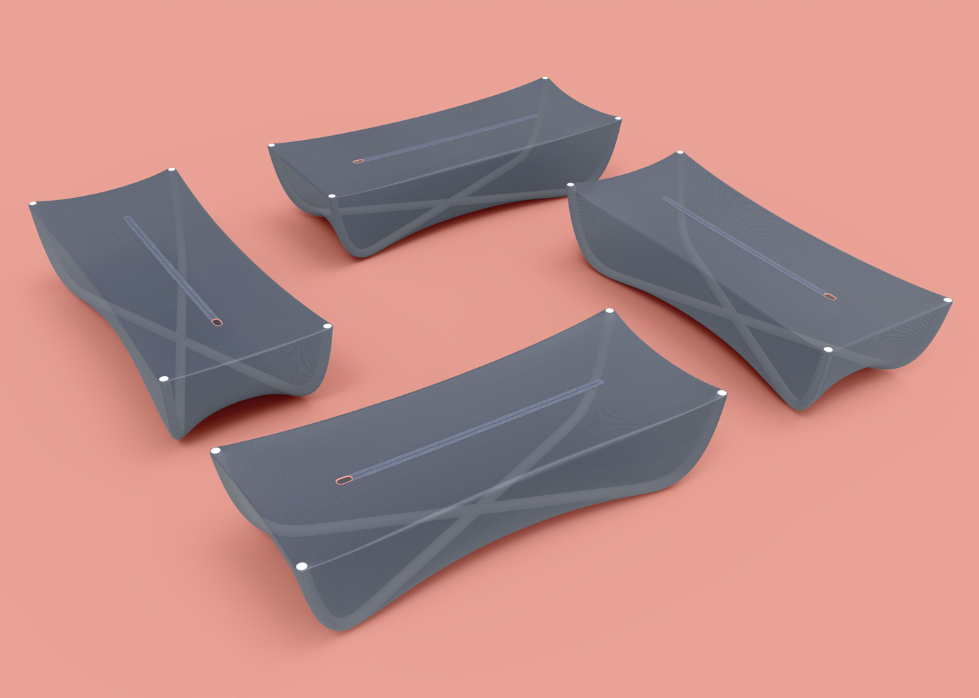 Bird's nest airport storage bed，Red dot ，award-winning work，Travel supplies，