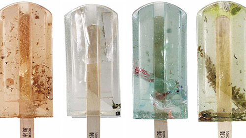 water pollution，student，environment protection，Sewage popsicle，