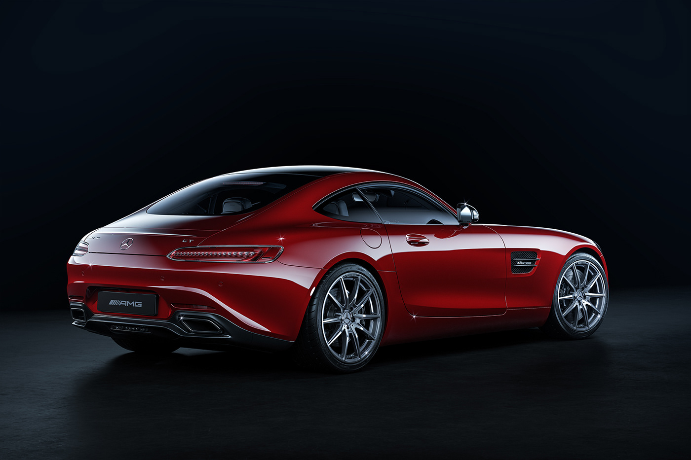 mercedes-benz amg gt dark studio——"咄咄逼人"的魔力红!