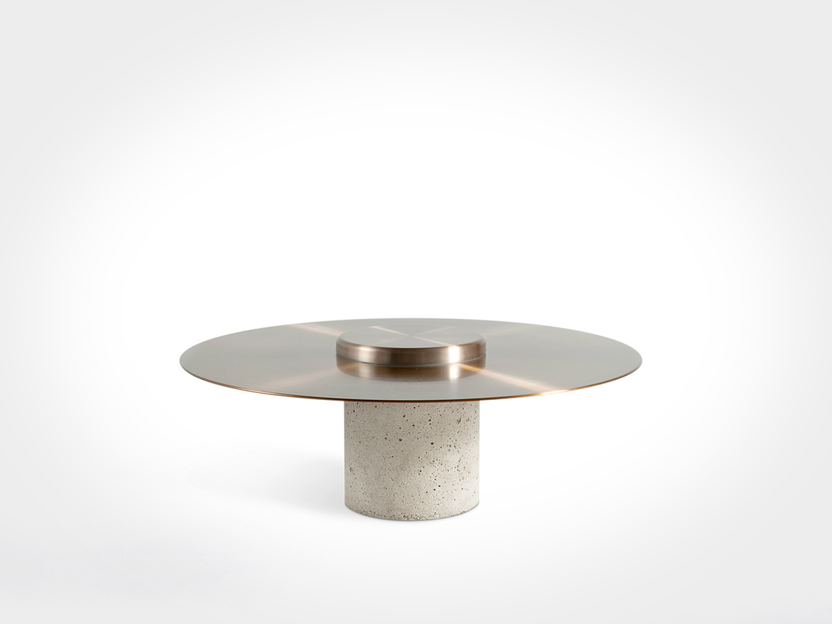 High foot table，tea table，circular，