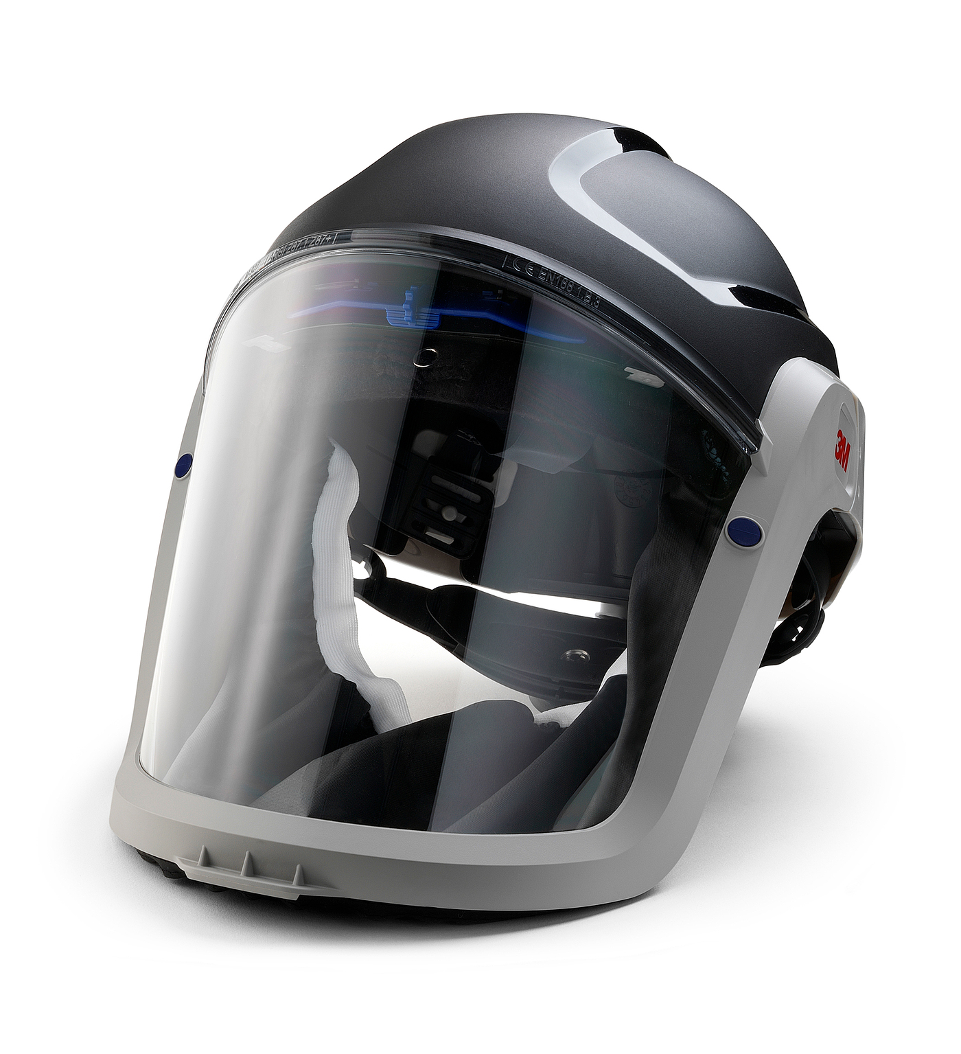 Red dot ，award-winning work，3M brand，Transparent tool helmet，