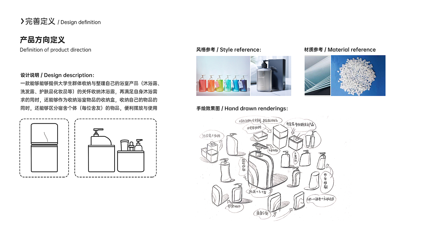 沐浴露，收纳，空间规划，产品设计，