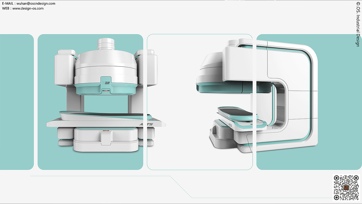medical apparatus and instruments，Medical products，product design，industrial design，concise，medical care，Gamma knife，