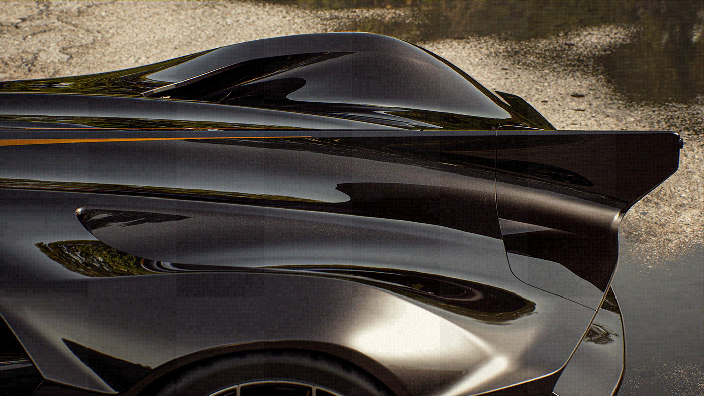 Roborace，three-dimensional model，cgi，Sports car，MODEL，