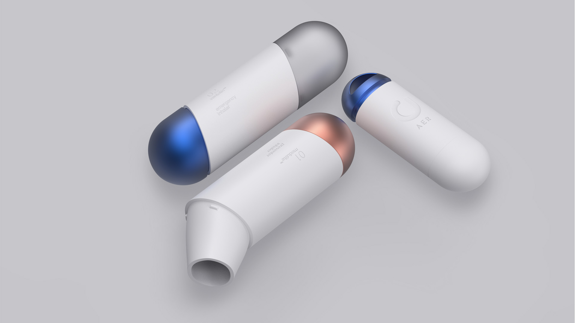 Aer asthma management system，Portable，beautiful，fashion，Medical assistance，