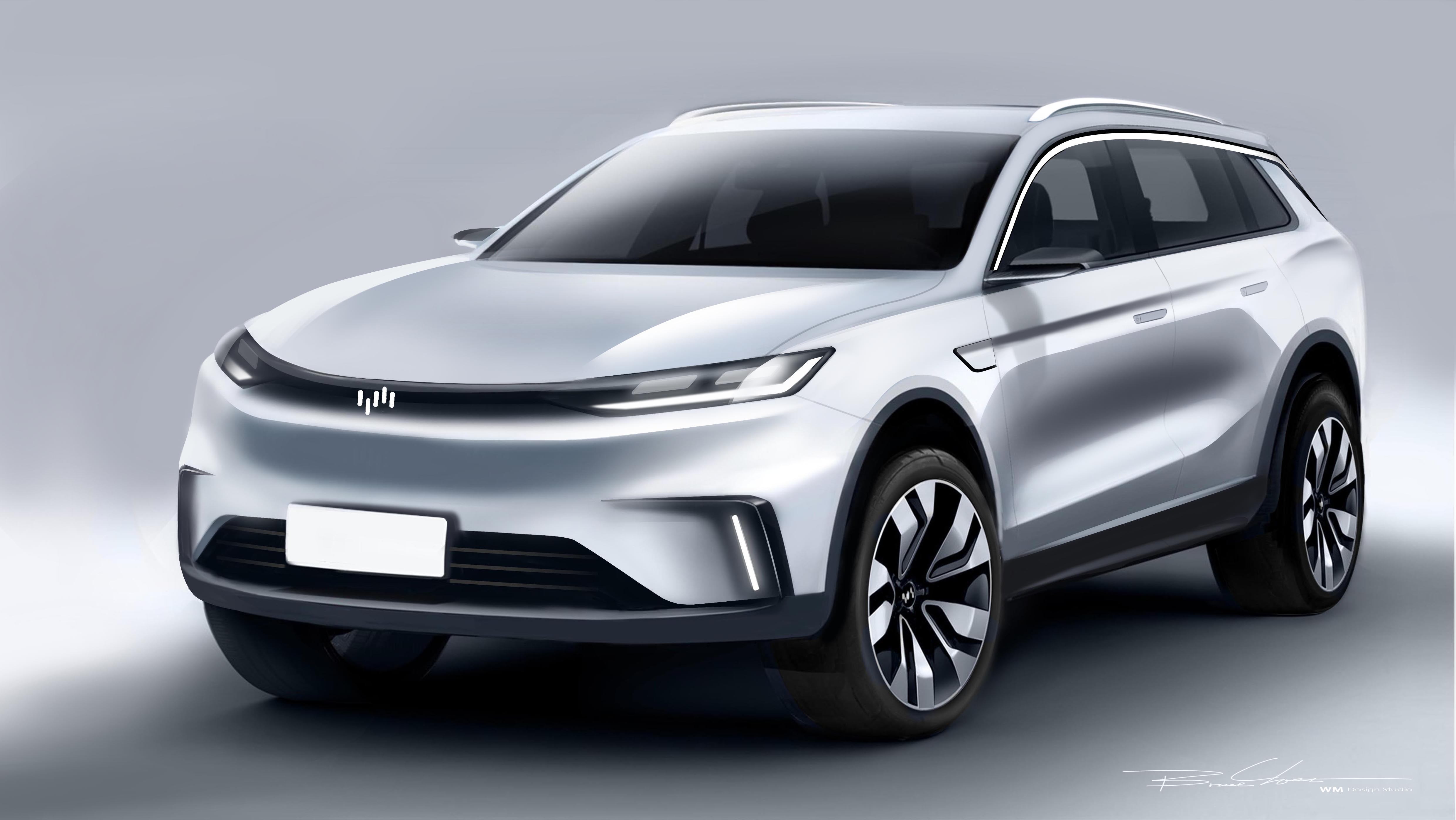 Chen Sheng，Automobile design，Hand drawn，Concept car design，