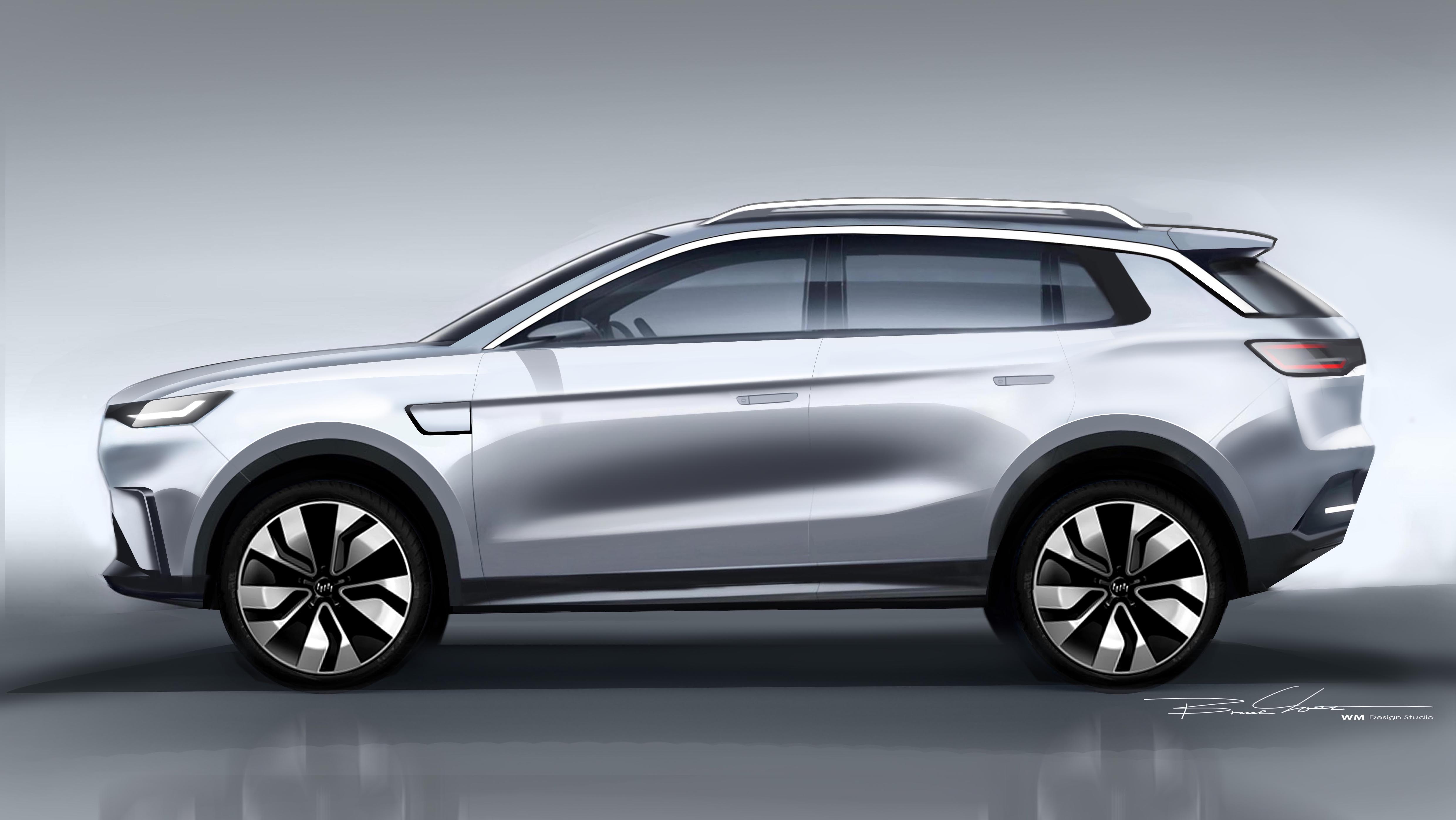 Chen Sheng，Automobile design，Hand drawn，Concept car design，