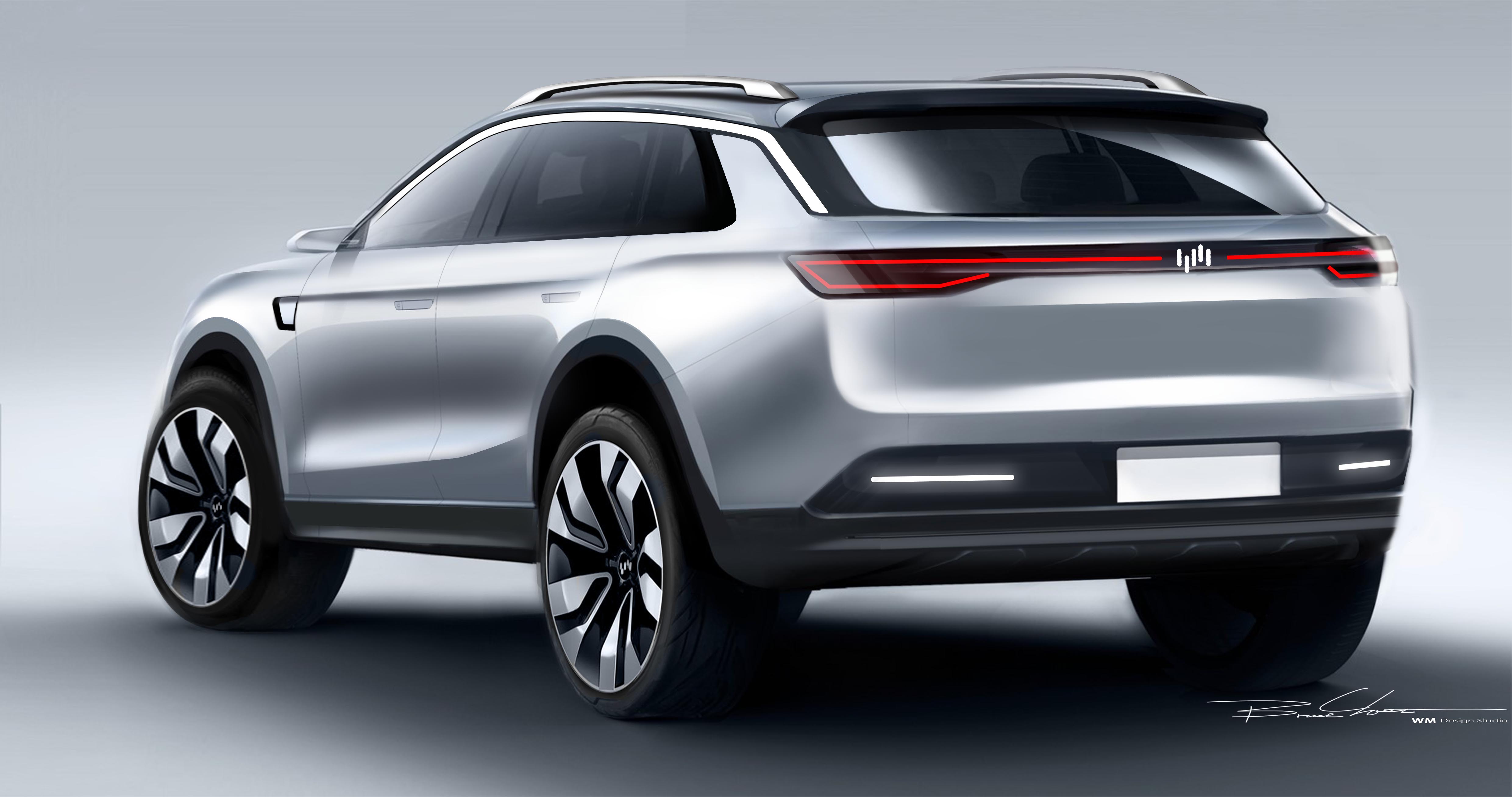 Chen Sheng，Automobile design，Hand drawn，Concept car design，