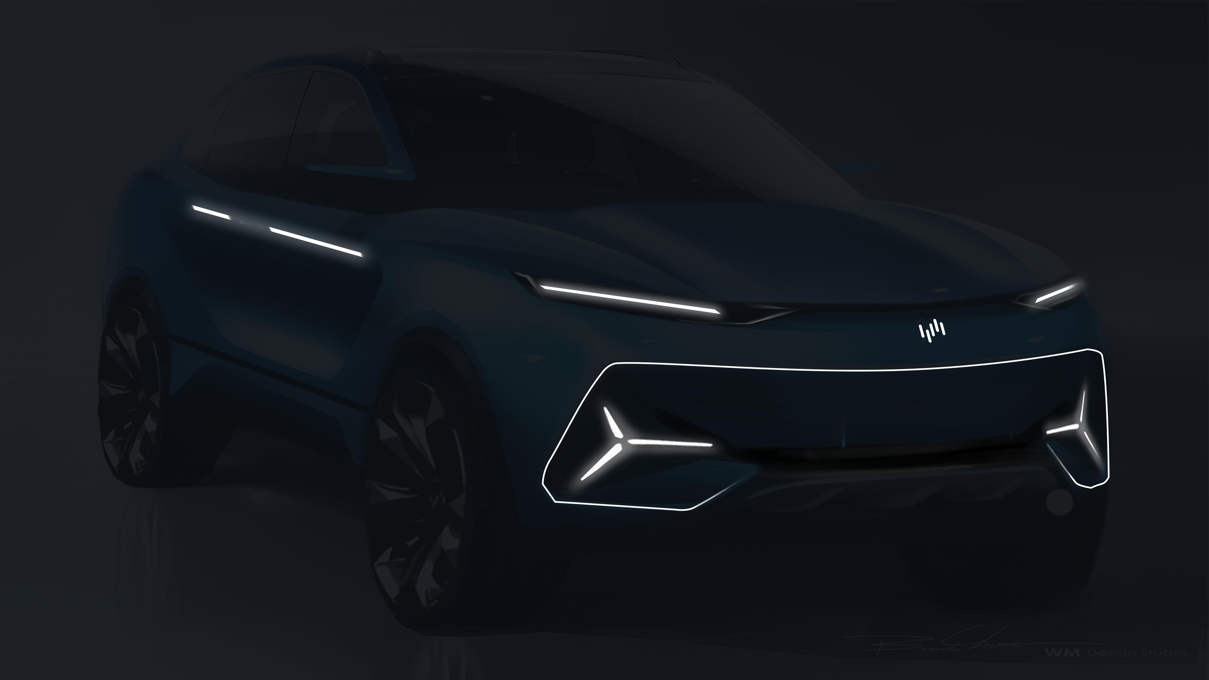 Chen Sheng，Automobile design，Hand drawn，Concept car design，