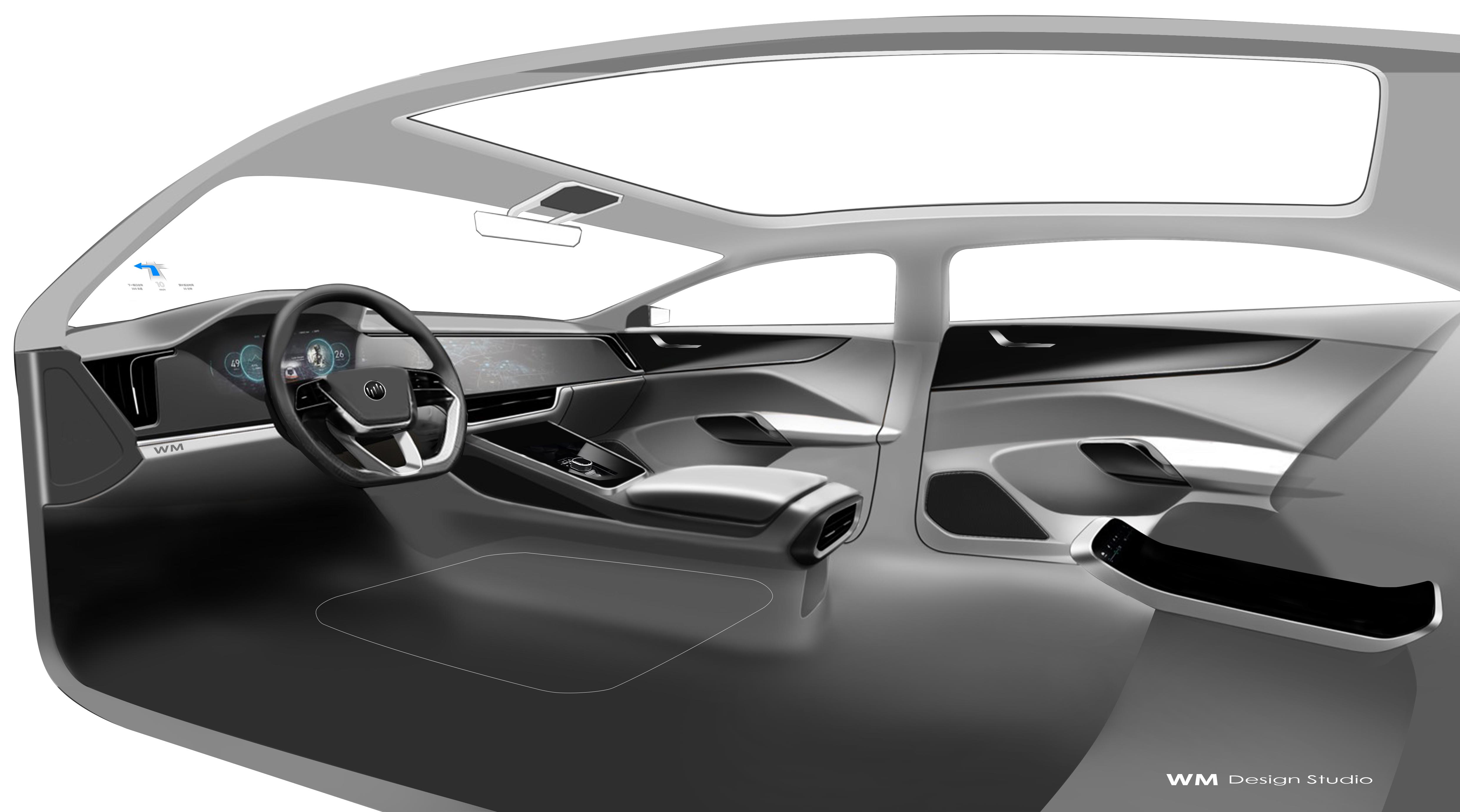 Chen Sheng，Automobile design，Hand drawn，Concept car design，