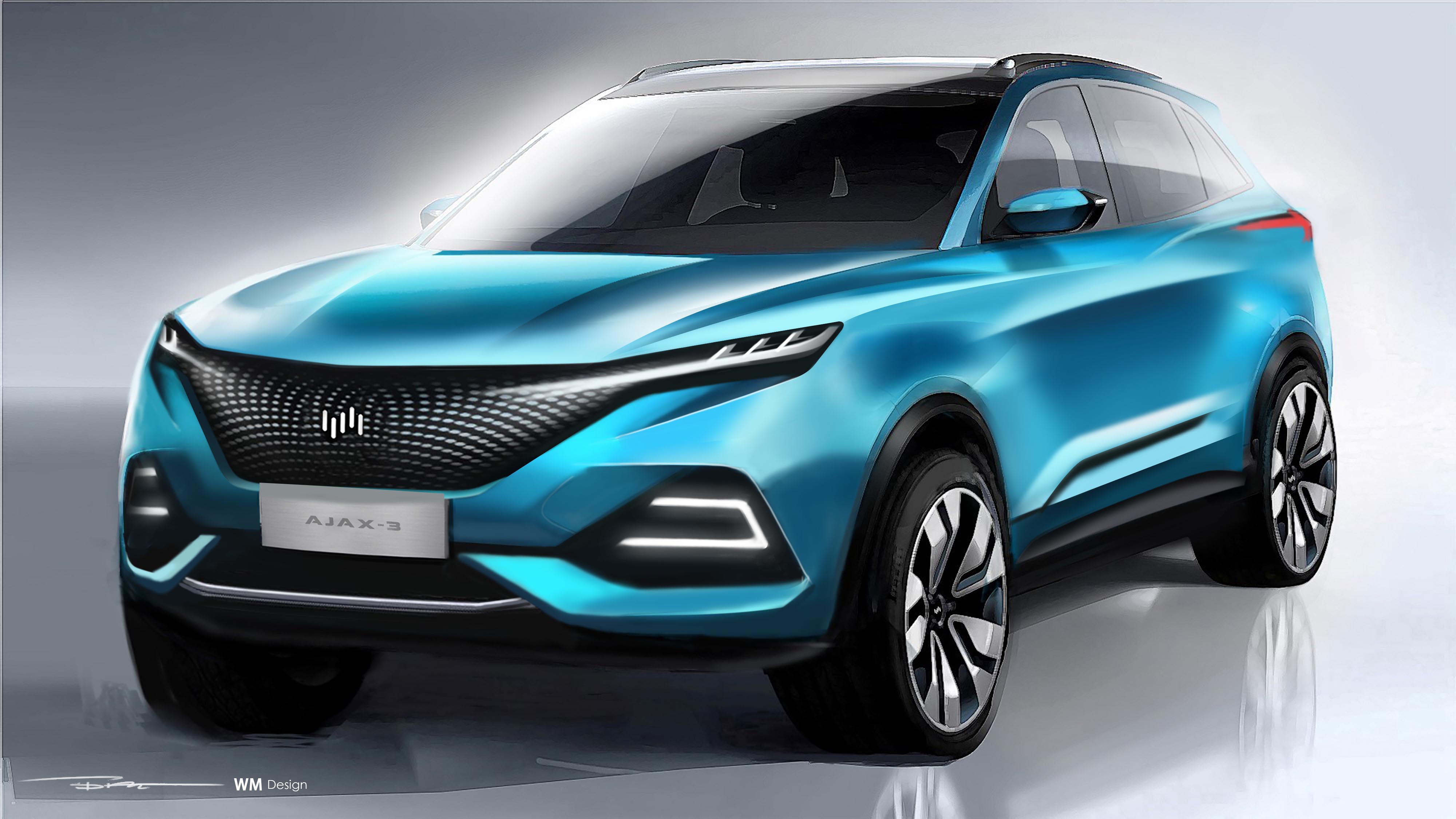 Chen Sheng，Automobile design，Hand drawn，Concept car design，