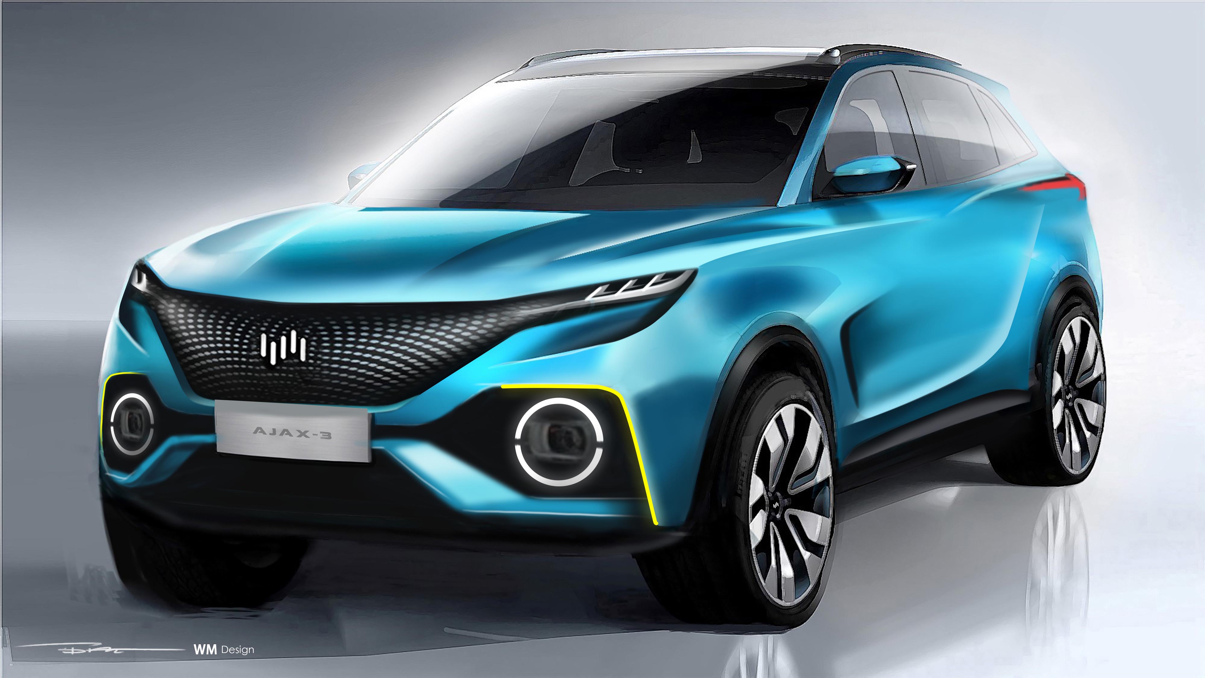 Chen Sheng，Automobile design，Hand drawn，Concept car design，