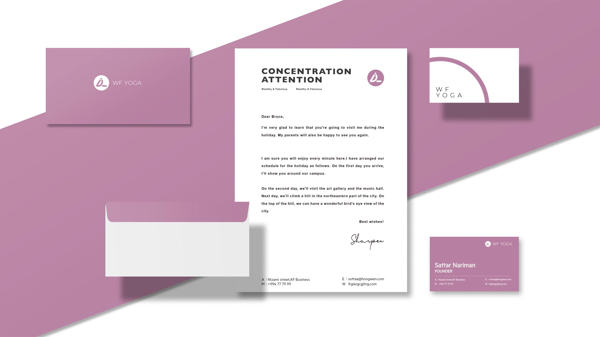 Chen Sheng，Brand design，VI design，Logo design，yoga，