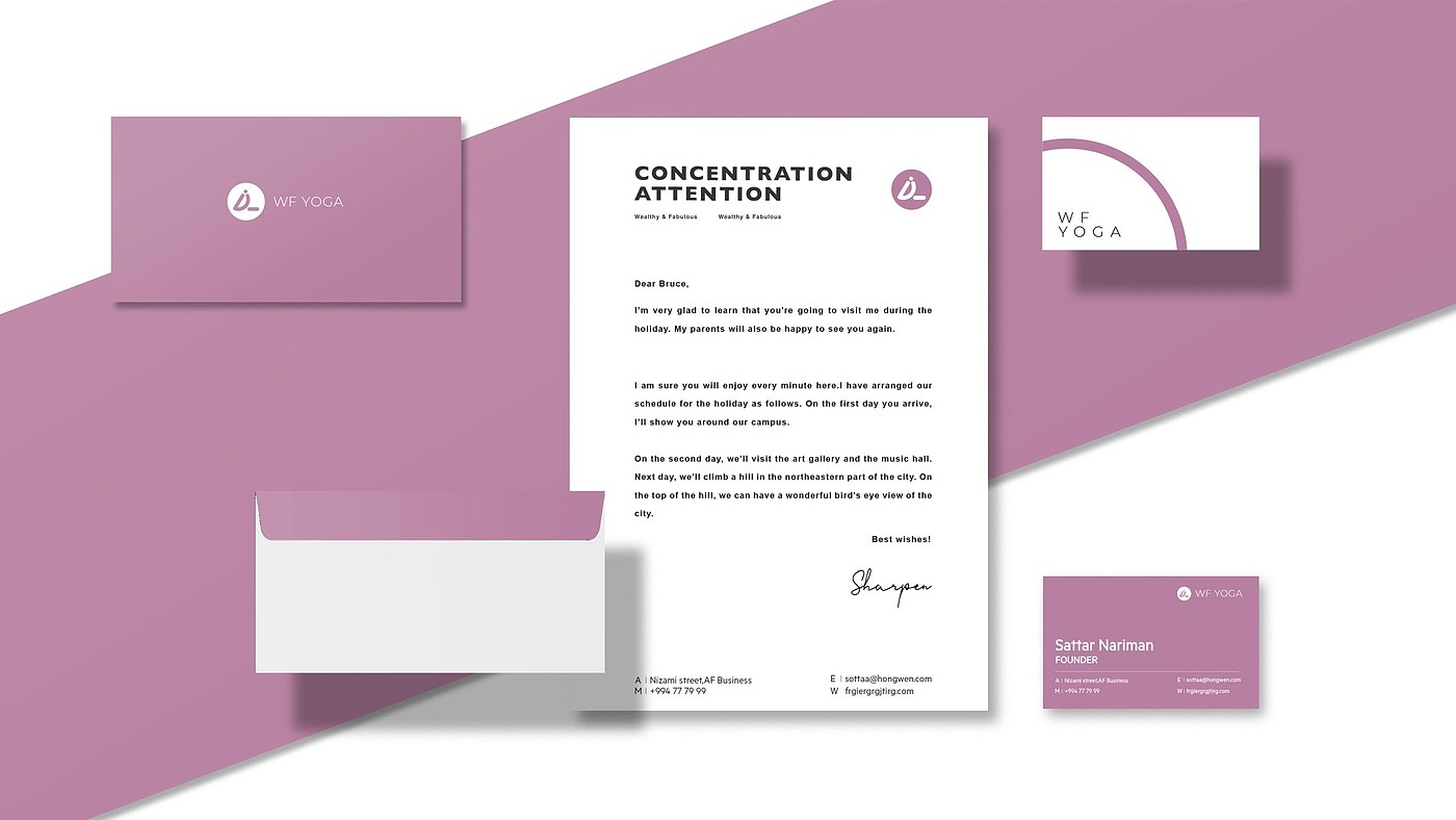 Chen Sheng，Brand design，VI design，Logo design，yoga，