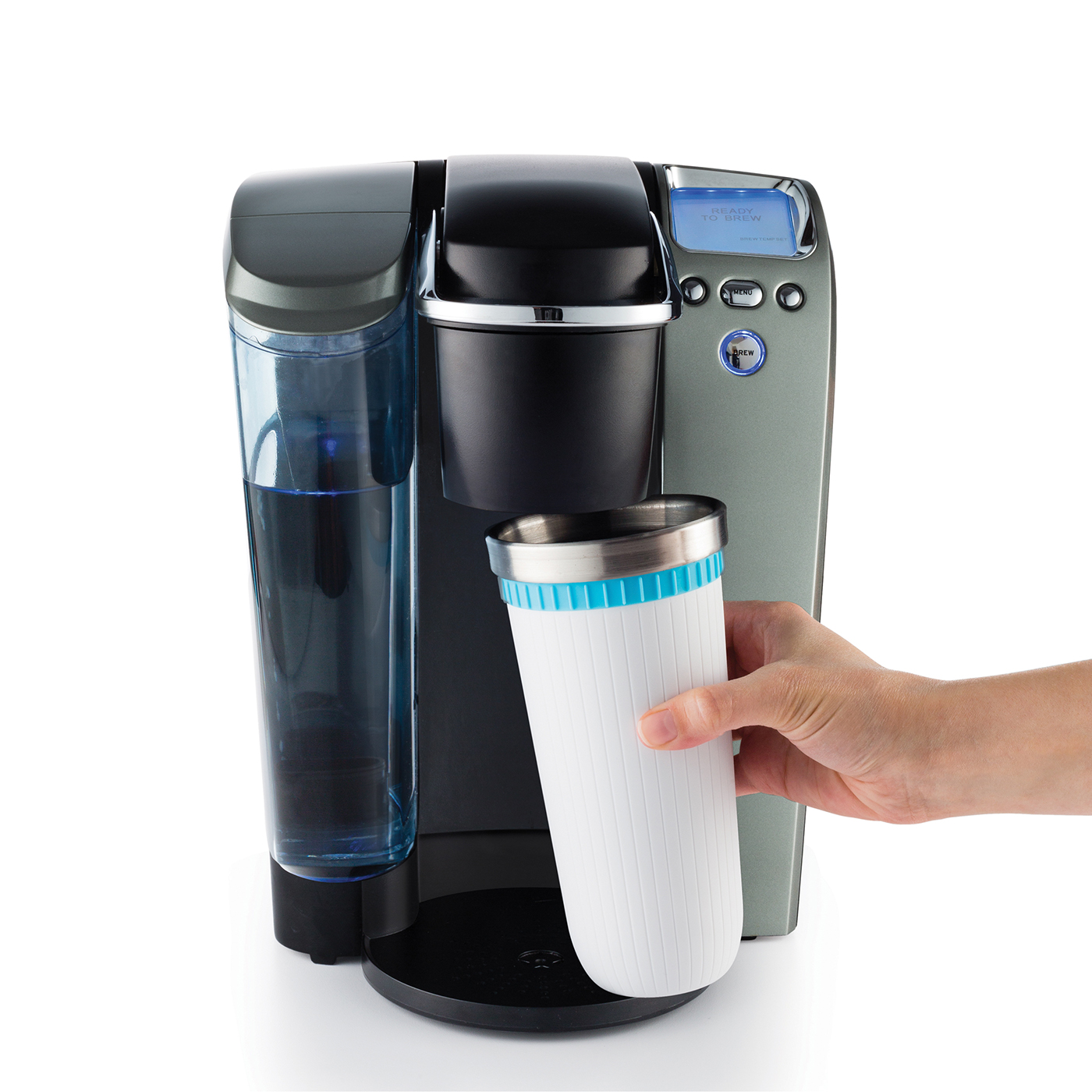 Show，Iced coffee pot，promote，New experience，coffee cup，container，