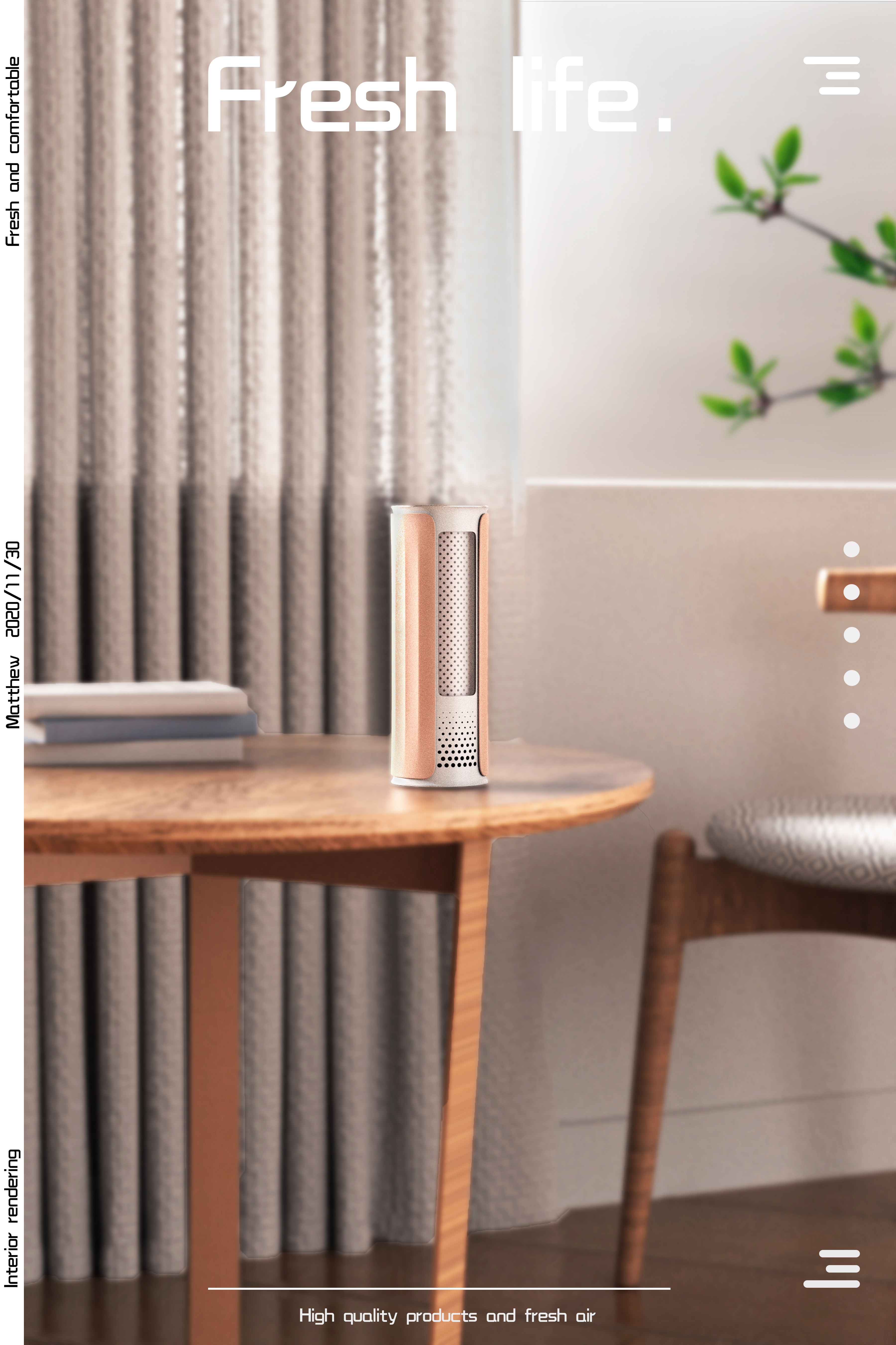 Air purifier, small household appliances，