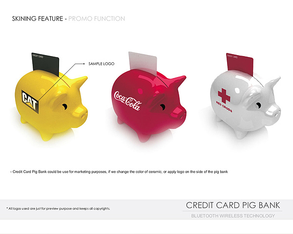 Piggy bank，originality，intelligence，industrial design，interaction，