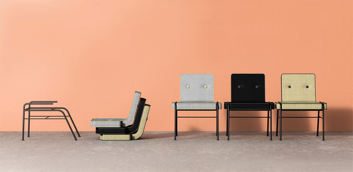 alako，Creative home，Combined chair，furniture design ，