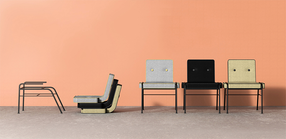alako，Creative home，Combined chair，furniture design ，