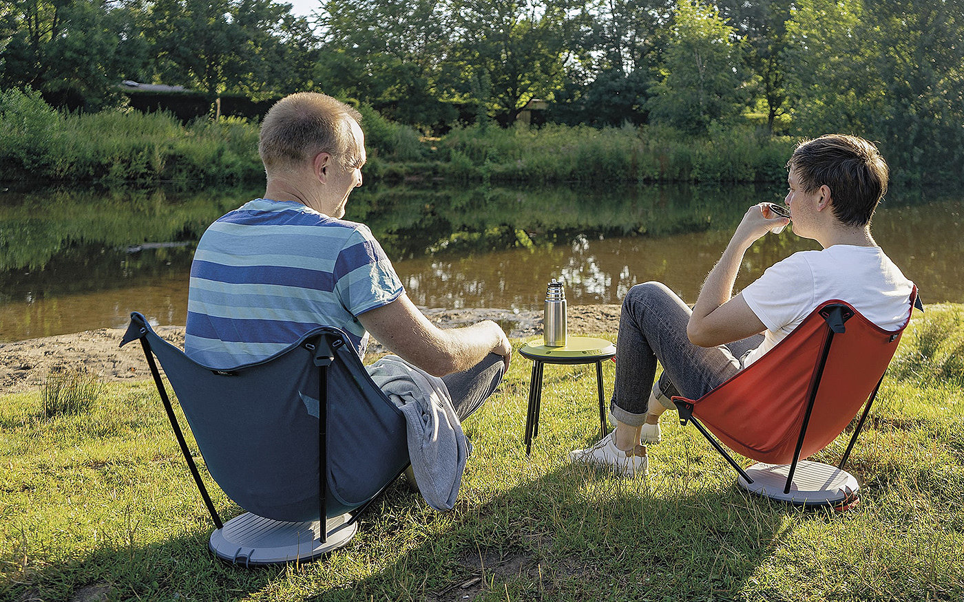 Treo，Camping chair，Fold into tripod base，