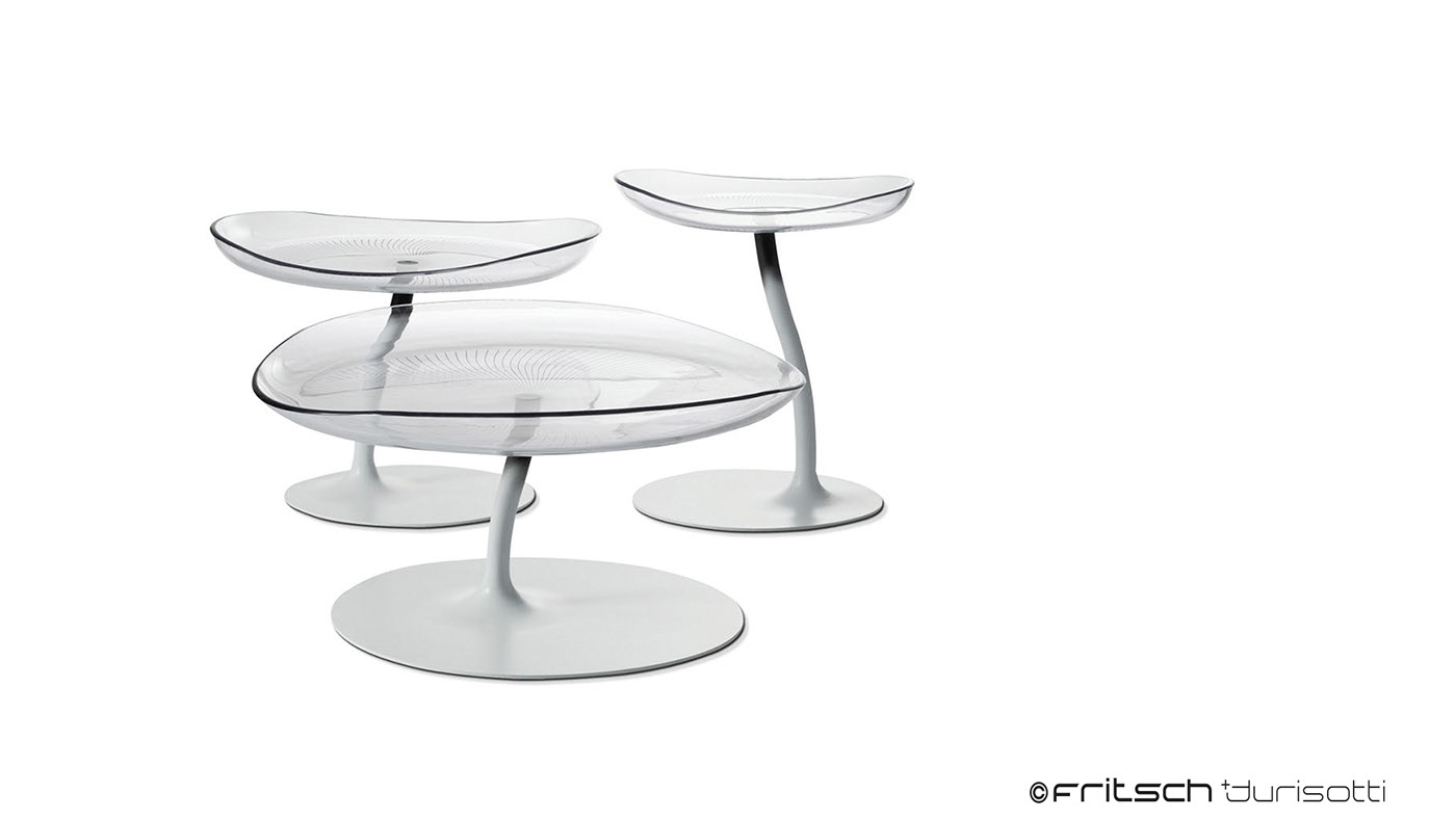 tea table，Painted steel，Thermoforming，