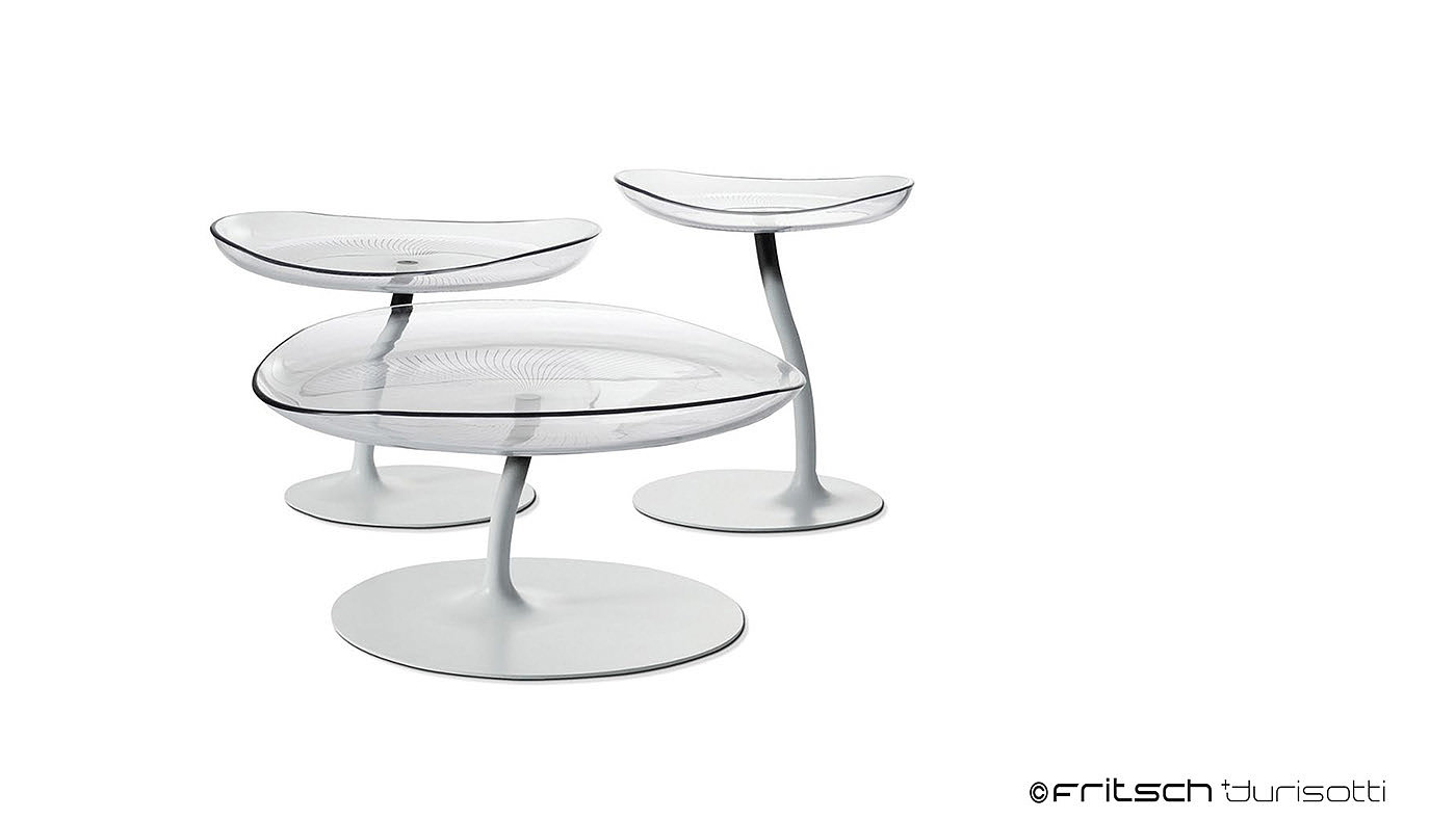 tea table，Painted steel，Thermoforming，