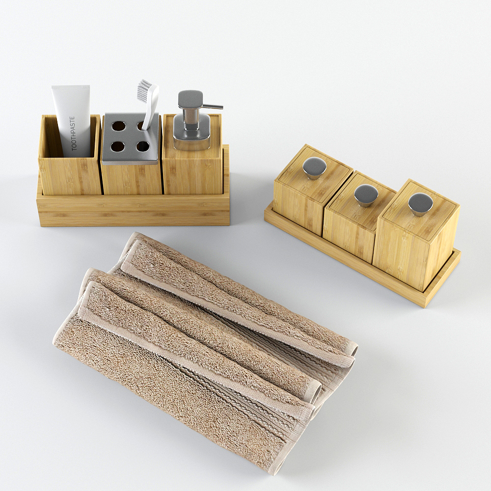 Solid wood material，Sanitary products ，Wash set box，