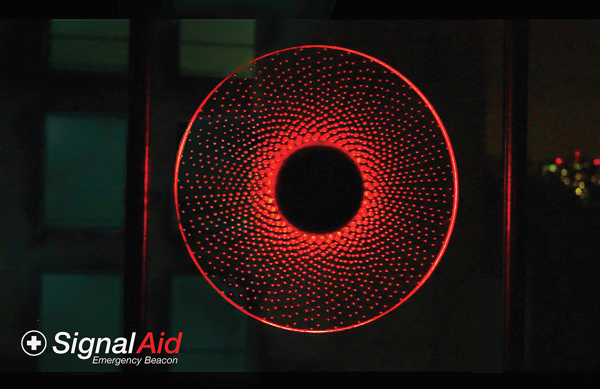 Signal Aid，Emergency beacon，Emergency tools，industrial design，