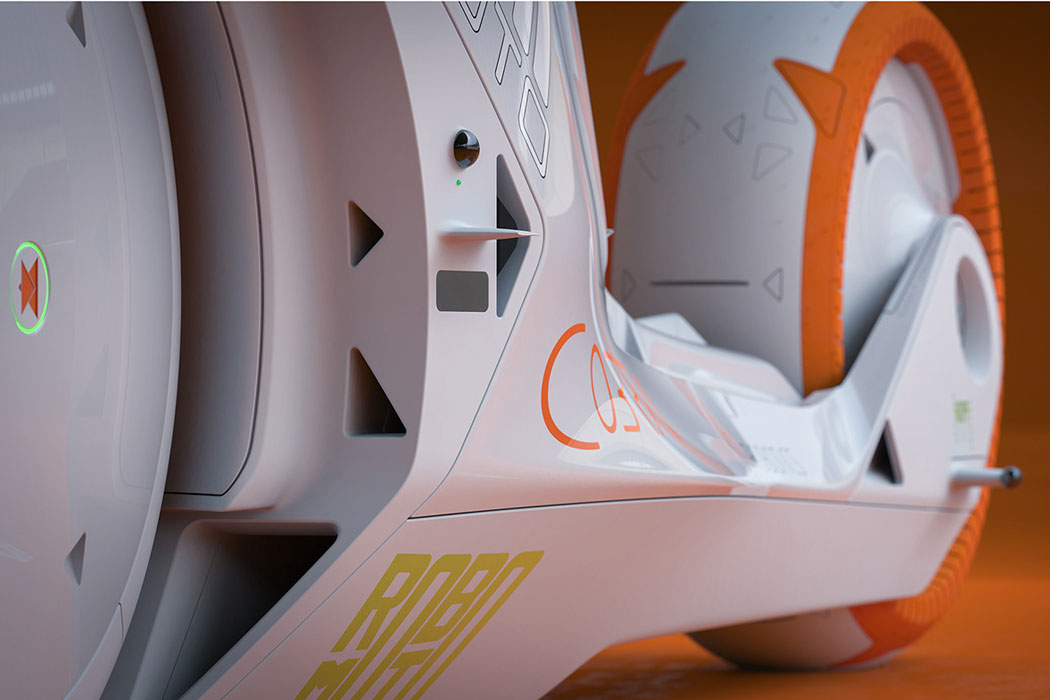 Cobra RoboMoto，Electric motorcycle，Virtual racing design，