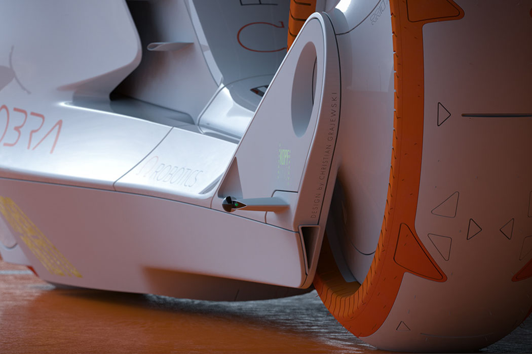 Cobra RoboMoto，Electric motorcycle，Virtual racing design，