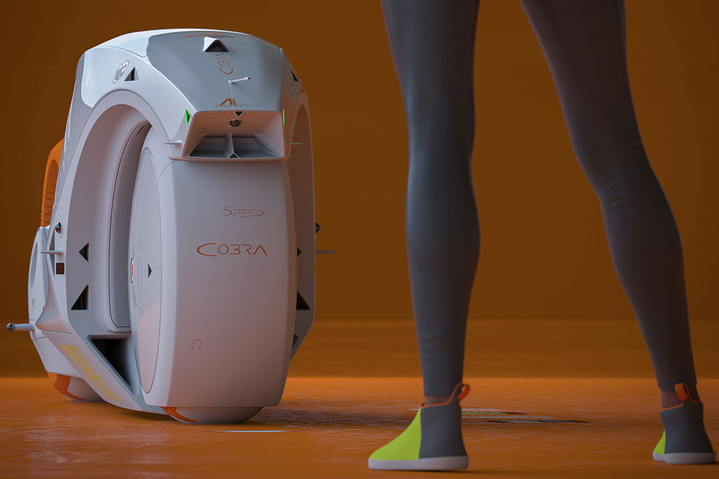 Cobra RoboMoto，Electric motorcycle，Virtual racing design，