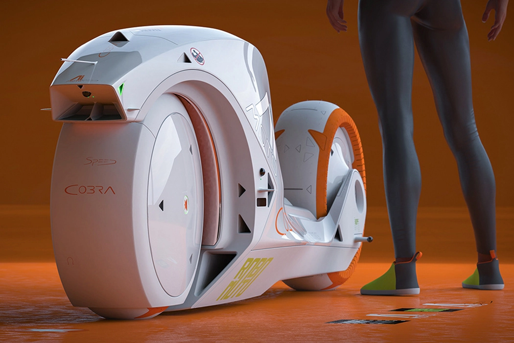 Cobra RoboMoto，Electric motorcycle，Virtual racing design，