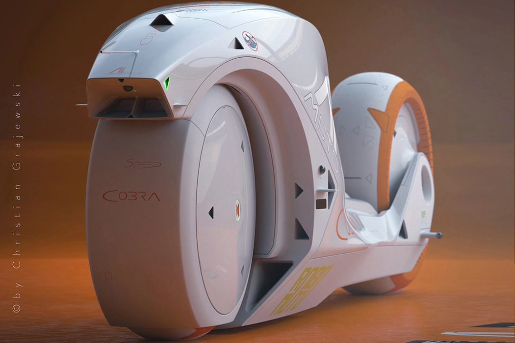 Cobra RoboMoto，Electric motorcycle，Virtual racing design，