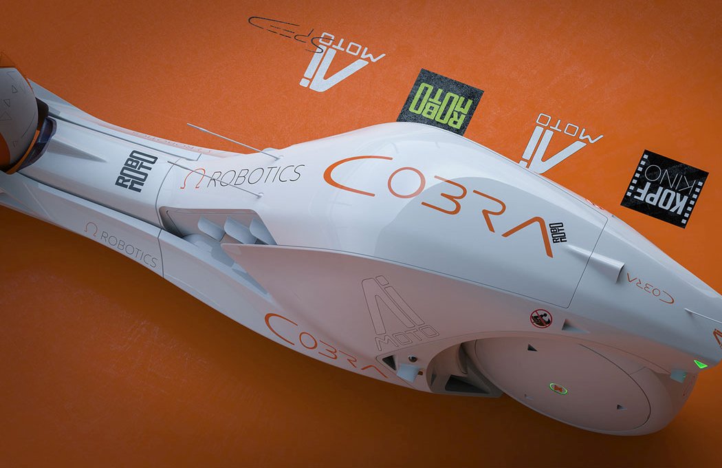 Cobra RoboMoto，Electric motorcycle，Virtual racing design，