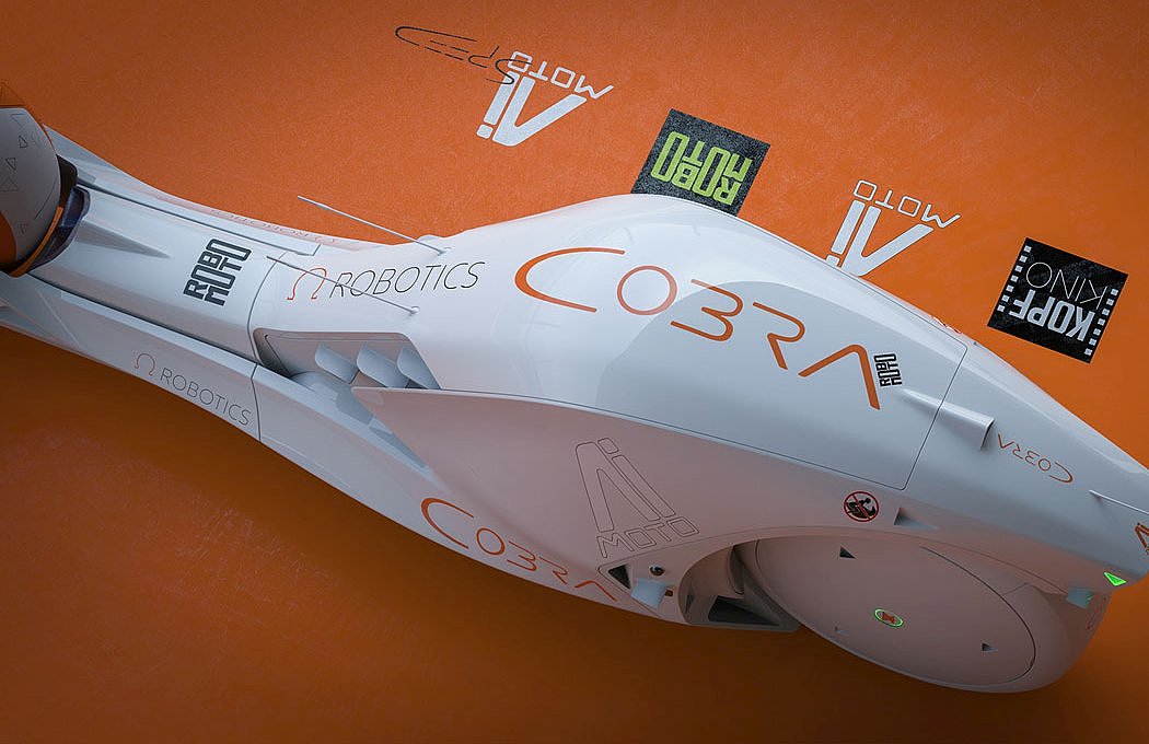 Cobra RoboMoto，Electric motorcycle，Virtual racing design，