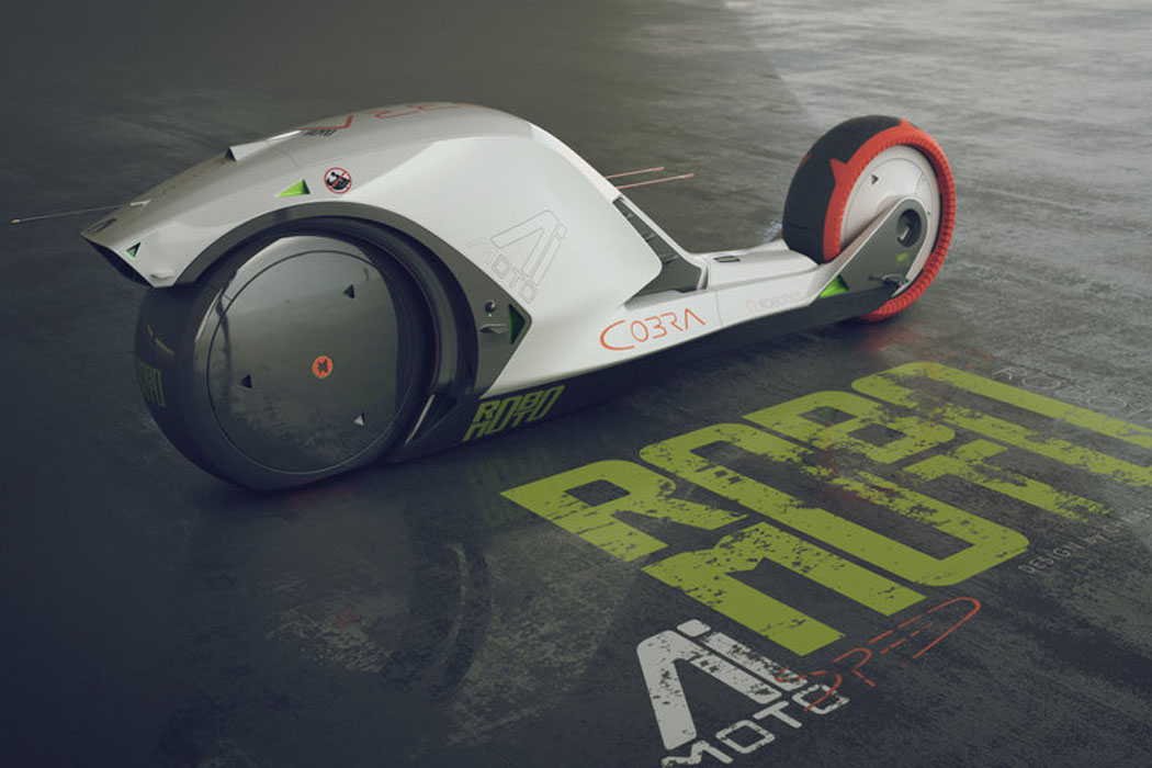 Cobra RoboMoto，Electric motorcycle，Virtual racing design，