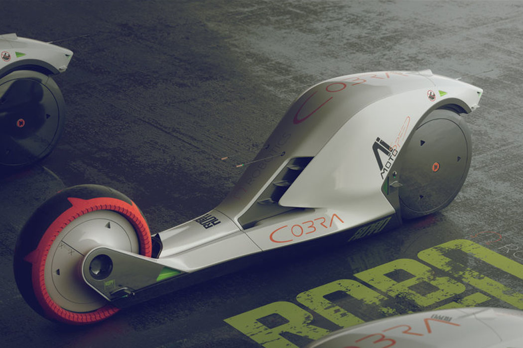 Cobra RoboMoto，Electric motorcycle，Virtual racing design，