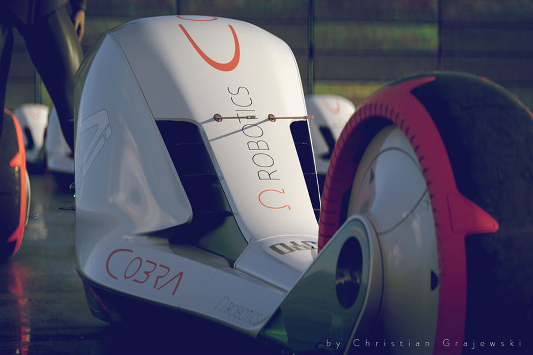 Cobra RoboMoto，Electric motorcycle，Virtual racing design，