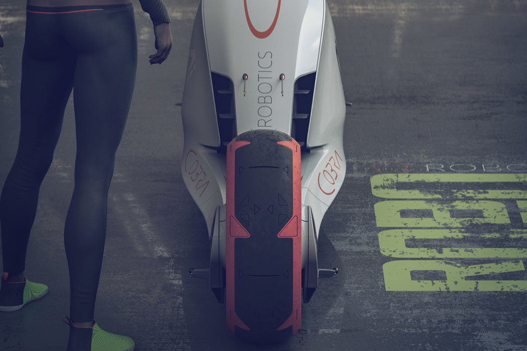 Cobra RoboMoto，Electric motorcycle，Virtual racing design，