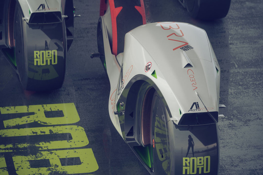 Cobra RoboMoto，Electric motorcycle，Virtual racing design，