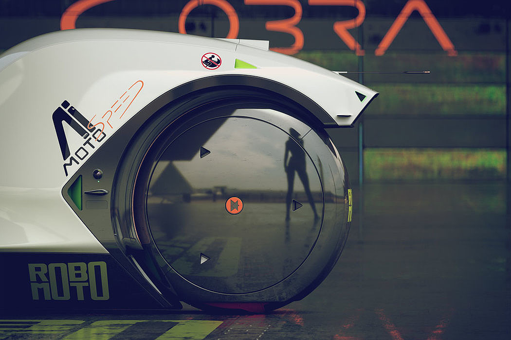 Cobra RoboMoto，Electric motorcycle，Virtual racing design，