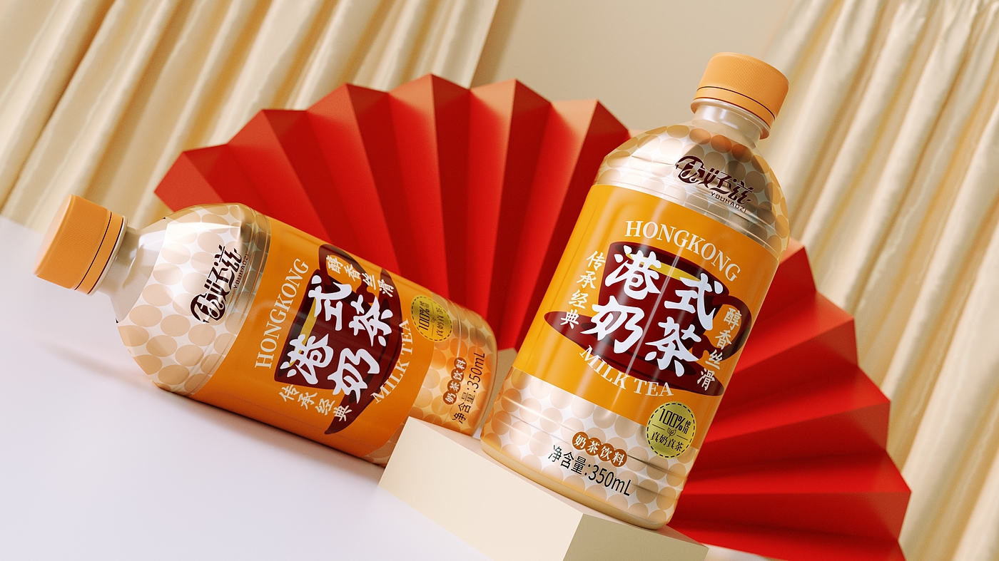 packing design，Chinese style，golden，senior，Render，