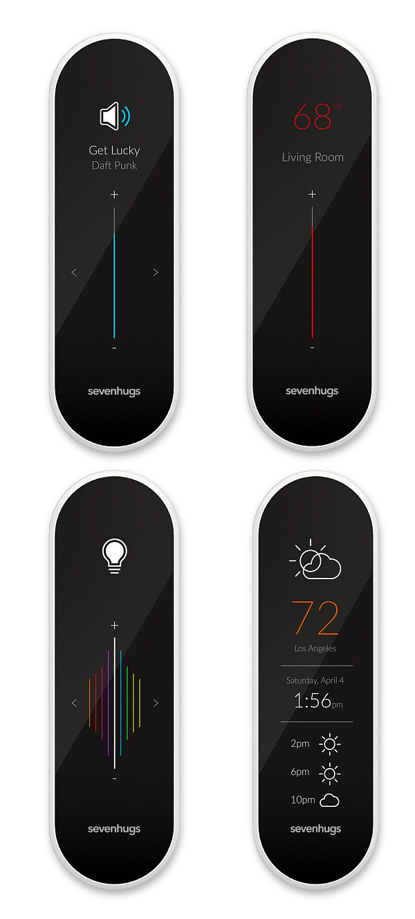 Remote control，intelligence，sevenhugs，Touch screen remote，