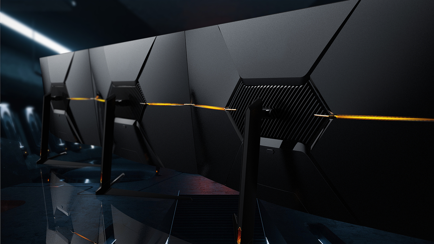 monitor，screen，E-sports，Cool，Cyberpunk，