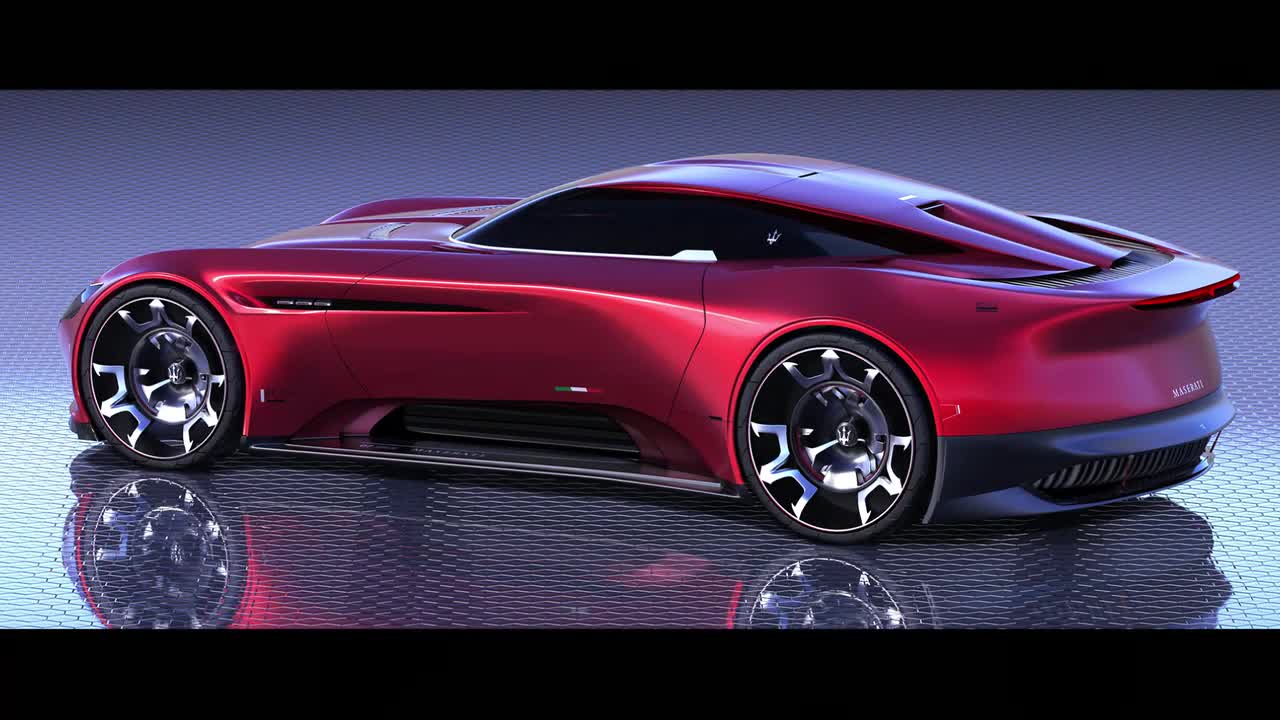 automobile，Maserati，concept，sketch，Electric，