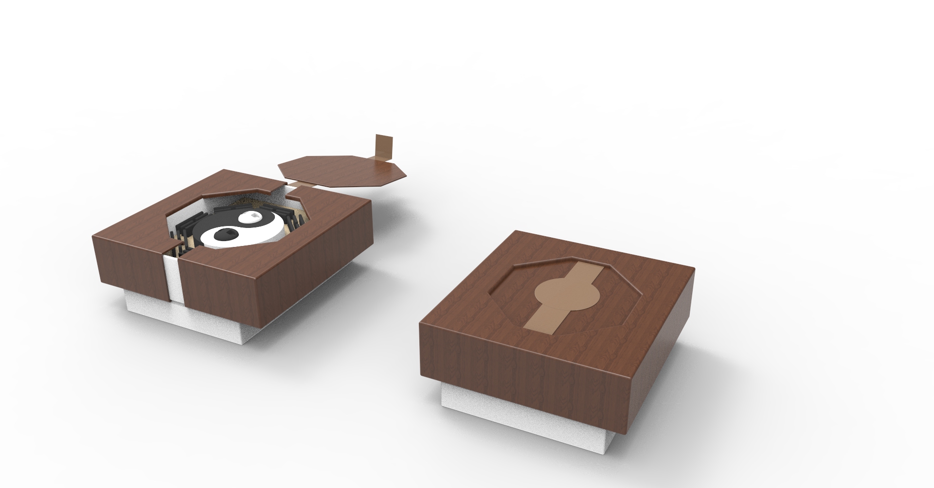 Tea box，packing box，Gossip，Taoism，