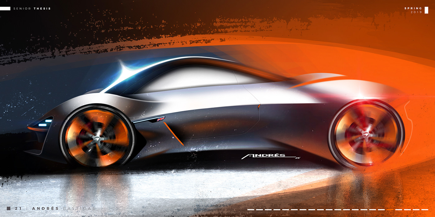 Aerodynamics，audi，automobile，Mclaren，sketch，